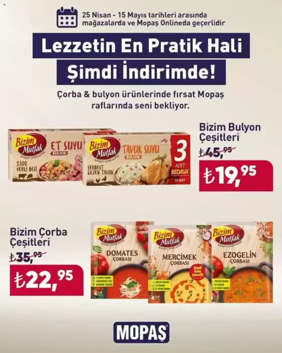 Mopaş kataloğu, Sarıbük | Tüm fırsat avcıları için en iyi teklifler | 2026-04-25T00:00:00.000Z - 2026-05-15T00:00:00.000Z