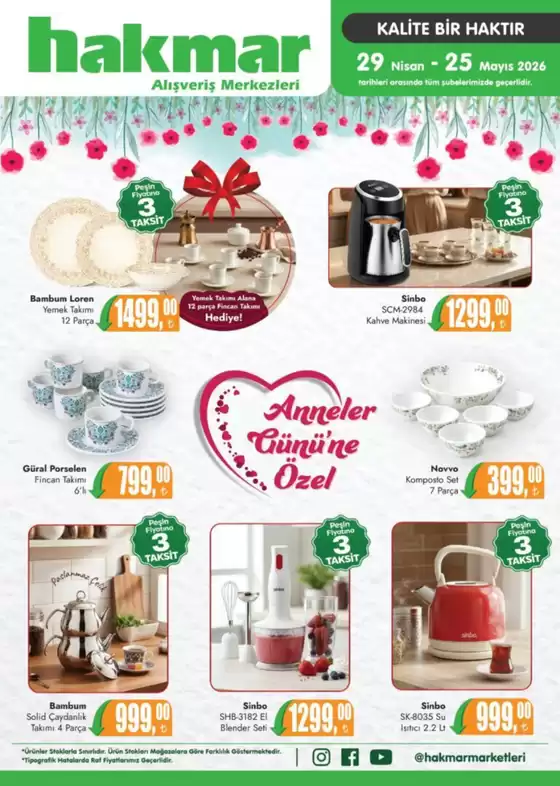 Hakmar kataloğu | Sizin için en iyi tekliflerimiz | 2026-04-15T00:00:00.000Z - 2026-04-30T00:00:00.000Z