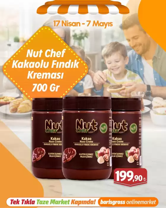 Barış Gross Market kataloğu, Künerlik | Tüm müşteriler için en iyi fırsatlar | 2026-04-17T00:00:00.000Z - 2026-05-07T00:00:00.000Z
