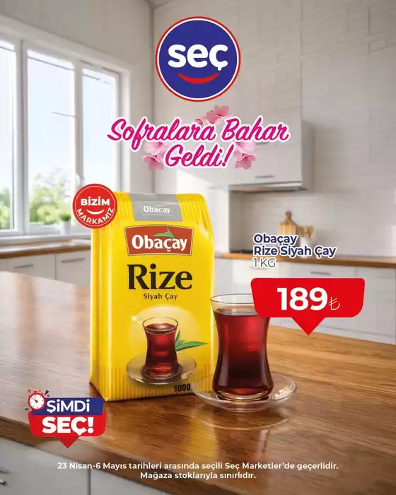 Seç Market kataloğu, Yukarıkocayatak | Tasarrufçular için en iyi teklifler | 2026-04-23T00:00:00.000Z - 2026-05-06T00:00:00.000Z