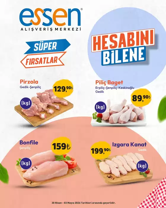 Essen AVM kataloğu, Murgul | Şimdi fırsatlarımızla tasarruf edin | 2026-04-30T00:00:00.000Z - 2026-05-03T00:00:00.000Z