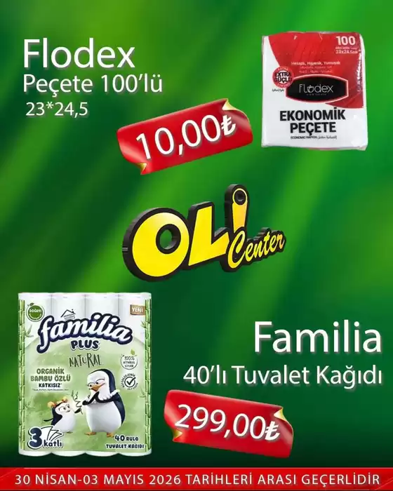 Olicenter Marketçilik kataloğu, Payallar | Seçili ürünlerde harika indirimler | 2026-04-30T00:00:00.000Z - 2026-05-03T00:00:00.000Z