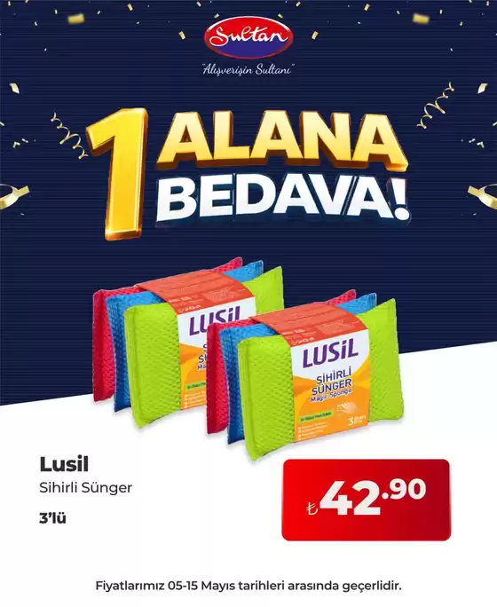 Sultan Market kataloğu | Oferta | 2026-05-05T00:00:00.000Z - 2026-05-15T00:00:00.000Z