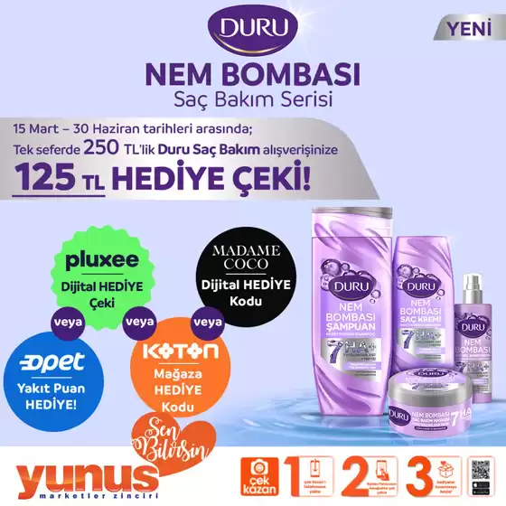Yunus Market kataloğu | Güncel fırsatlar ve teklifler | 2026-03-15T00:00:00.000Z - 2026-06-30T00:00:00.000Z