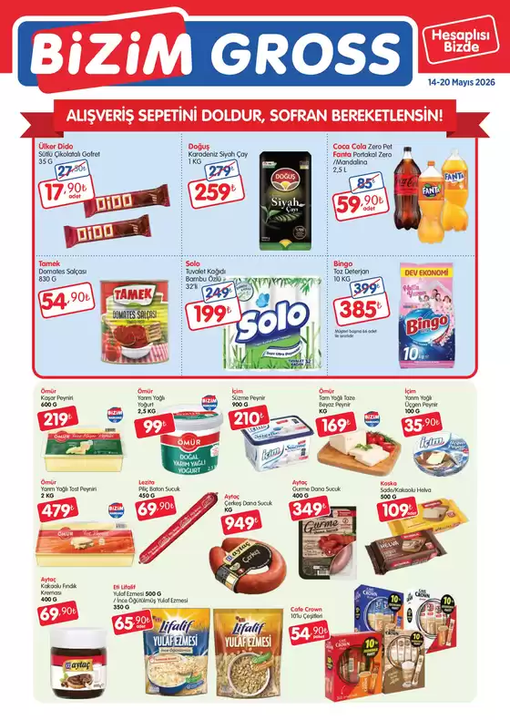 Bizim Toptan kataloğu | Güncel fırsatlar ve teklifler | 2026-05-14T00:00:00.000Z - 2026-05-20T00:00:00.000Z
