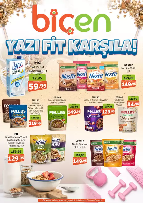 Biçen Market kataloğu | Özel fırsatlar ve indirimler | 2026-05-01T00:00:00.000Z - 2026-05-31T00:00:00.000Z