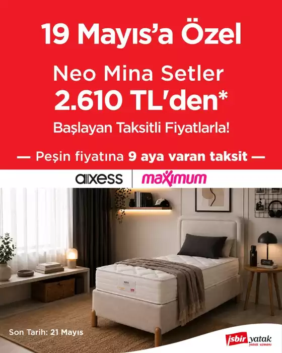 İşbir Yatak kataloğu | Oferta | 2026-05-19T00:00:00.000Z - 2026-05-21T00:00:00.000Z