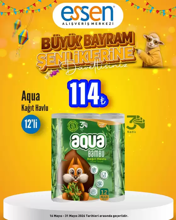Essen AVM kataloğu | Özel fırsatlar | 2026-05-16T00:00:00.000Z - 2026-05-31T00:00:00.000Z