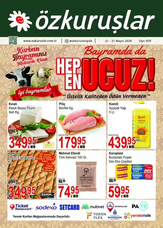 Özkuruşlar kataloğu | Oferta | 2026-05-22T00:00:00.000Z - 2026-05-31T00:00:00.000Z