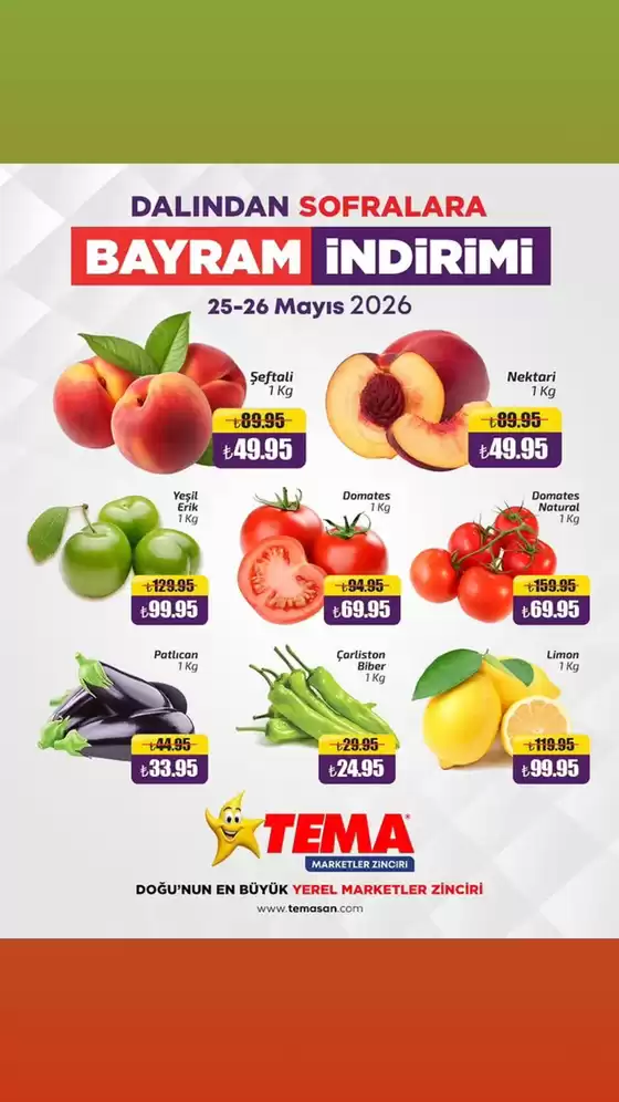 Tema Market kataloğu, Şamlar (İstanbul) | Oferta | 2026-05-25T00:00:00.000Z - 2026-05-26T00:00:00.000Z