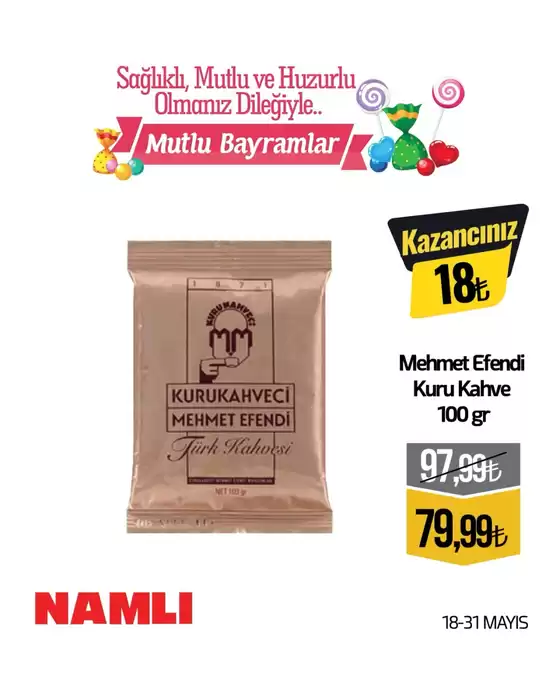 Namlı Hipermarketleri kataloğu | En iyi fırsatlar ve indirimler | 2026-05-18T00:00:00.000Z - 2026-05-31T00:00:00.000Z