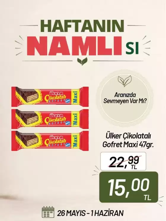 Namlı Hipermarketleri kataloğu | Güncel fırsatlar ve teklifler | 2026-05-26T00:00:00.000Z - 2026-06-01T00:00:00.000Z