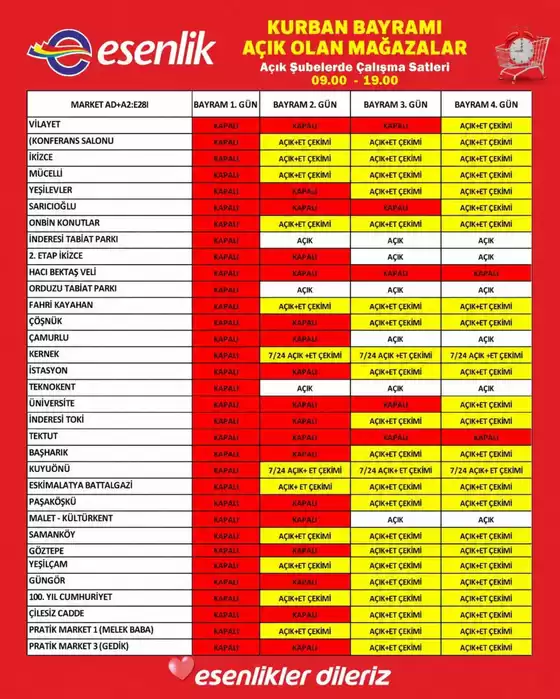 Esenlik kataloğu | Tüm müşteriler için en iyi fırsatlar | 2026-05-27T00:00:00.000Z - 2026-05-30T00:00:00.000Z