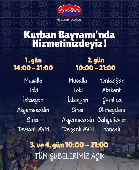 Sultan Market kataloğu | Geniş teklif yelpazesi | 2026-06-26T00:00:00.000Z - 2026-06-29T00:00:00.000Z