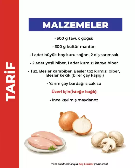 Seç Market kataloğu | Keşfedilecek yeni teklifler | 2026-05-31T00:00:00.000Z - 2026-06-14T00:00:00.000Z