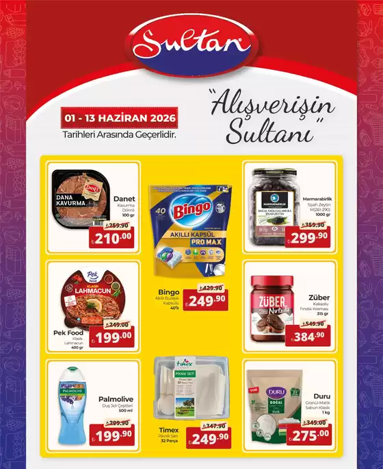 Sultan Market kataloğu | Özel fırsatlar ve indirimler | 2026-06-01T00:00:00.000Z - 2026-06-13T00:00:00.000Z