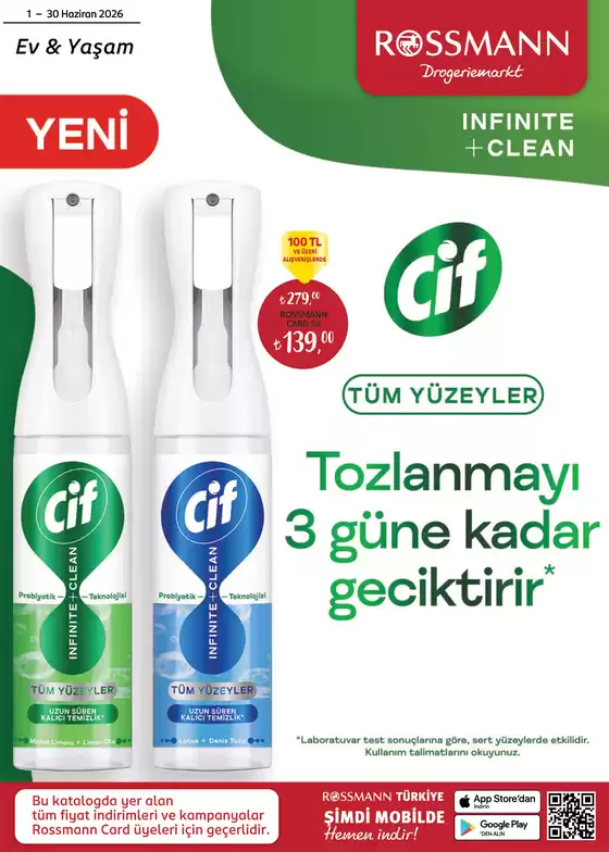 Rossmann kataloğu, Bostancılı | Haziran ev ve yasam katalogu | 2026-06-01T00:00:00.000Z - 2026-06-30T00:00:00.000Z