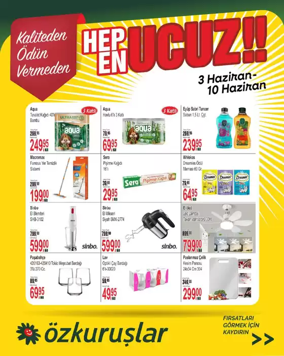 Özkuruşlar kataloğu, Nilüfer | Oferta | 2026-06-03T00:00:00.000Z - 2026-06-10T00:00:00.000Z