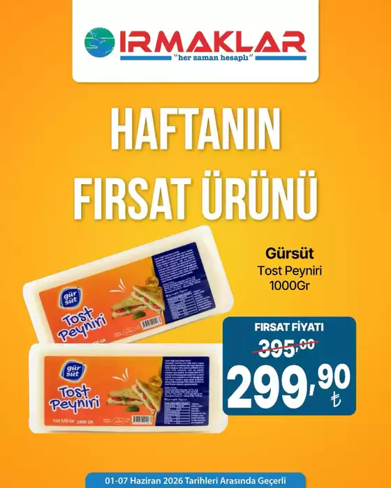 Irmaklar Market kataloğu | Oferta | 2026-06-03T00:00:00.000Z - 2026-06-07T00:00:00.000Z