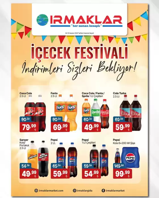 Irmaklar Market kataloğu, Kocabaş | Oferta | 2026-06-08T00:00:00.000Z - 2026-06-10T00:00:00.000Z