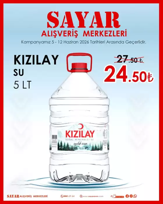 Sayar Avm kataloğu, Kocabaş | Oferta | 2026-06-08T00:00:00.000Z - 2026-06-12T00:00:00.000Z