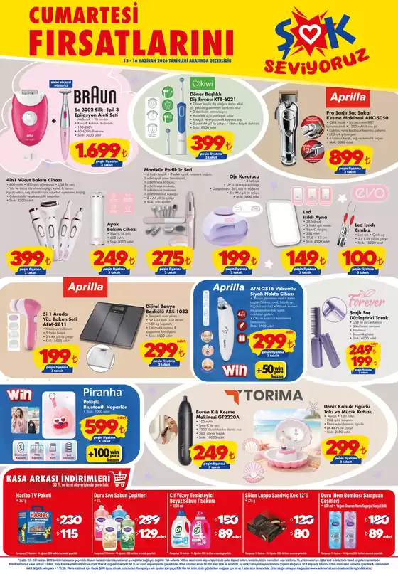 Şok Market kataloğu | Şokta Hafta Sonu Firsatlari | 2026-06-13T00:00:00.000Z - 2026-06-16T00:00:00.000Z