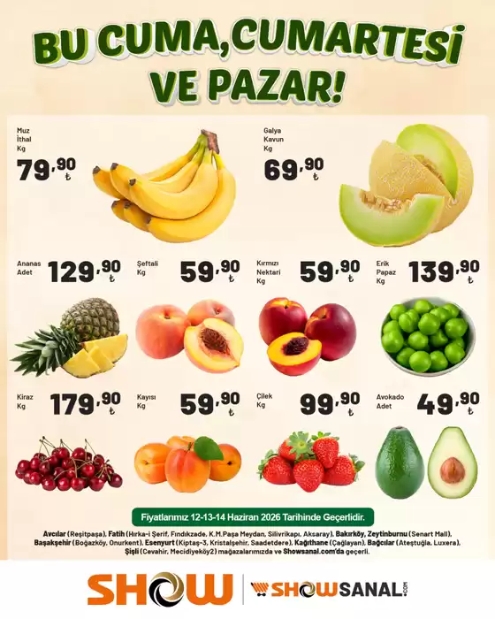 Show Market kataloğu, Hanyolu | Oferta | 2026-06-12T00:00:00.000Z - 2026-06-14T00:00:00.000Z