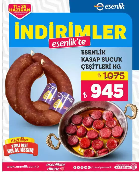Esenlik kataloğu | Tüm müşteriler için harika teklif | 2026-06-11T00:00:00.000Z - 2026-06-28T00:00:00.000Z
