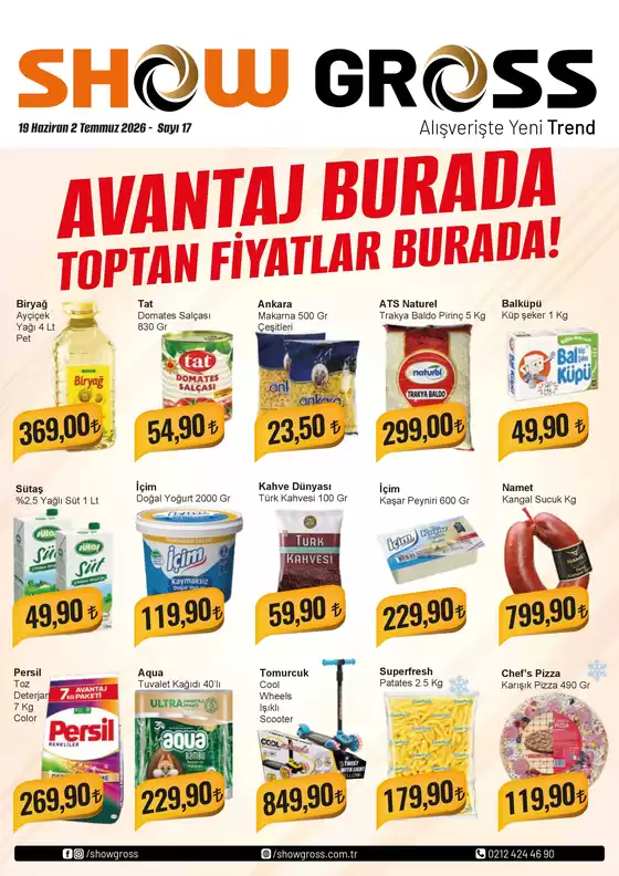 Show Market kataloğu | Show Market katalog | 2026-06-19T00:00:00.000Z - 2026-07-02T00:00:00.000Z