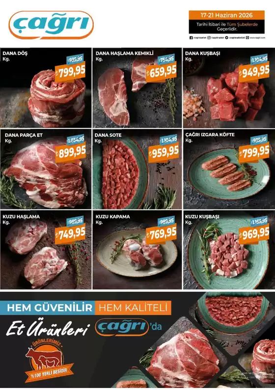 Çağrı Market kataloğu | Sizin için özel teklifler | 2026-06-17T00:00:00.000Z - 2026-06-21T00:00:00.000Z