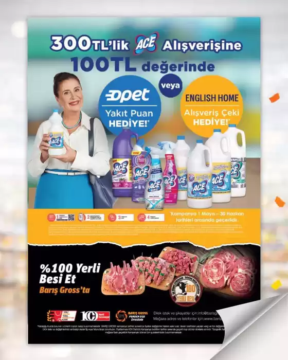 Barış Gross Market kataloğu | Tüm fırsat avcıları için en iyi teklifler | 2026-05-01T00:00:00.000Z - 2026-06-30T00:00:00.000Z