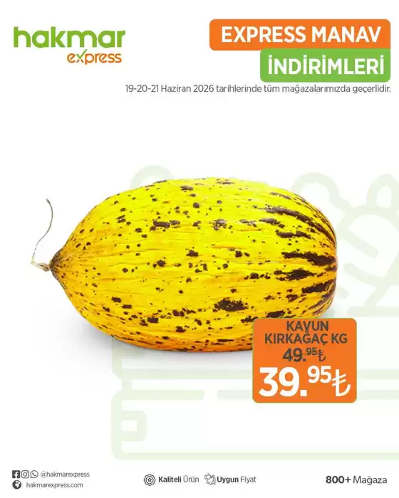 Hakmar Express kataloğu | Cazip teklifleri keşfedin | 2026-06-19T00:00:00.000Z - 2026-06-21T00:00:00.000Z