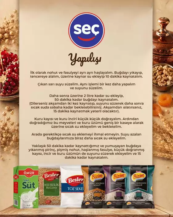 Seç Market kataloğu, İmrenler | Sizin için en iyi tekliflerimiz | 2026-06-21T00:00:00.000Z - 2026-07-05T00:00:00.000Z