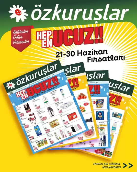 Özkuruşlar kataloğu | Oferta | 2026-06-22T00:00:00.000Z - 2026-06-30T00:00:00.000Z