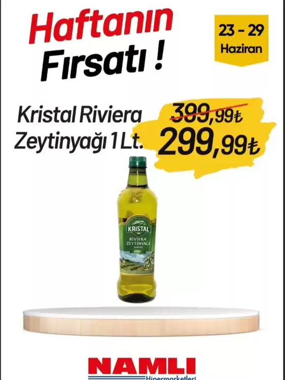 Namlı Hipermarketleri kataloğu | Tasarrufçular için en iyi teklifler | 2026-06-23T00:00:00.000Z - 2026-06-29T00:00:00.000Z