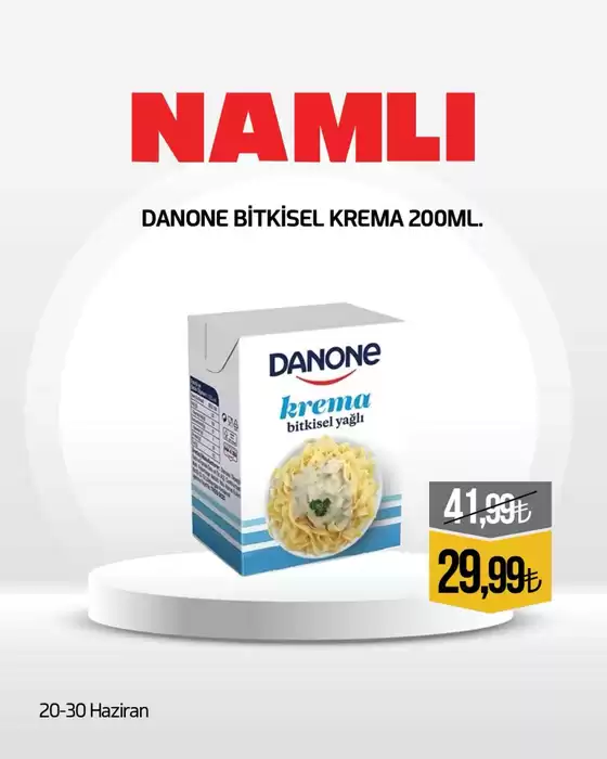 Namlı Hipermarketleri kataloğu, Bekilli | Tüm müşteriler için en iyi fırsatlar | 2026-06-20T00:00:00.000Z - 2026-06-30T00:00:00.000Z
