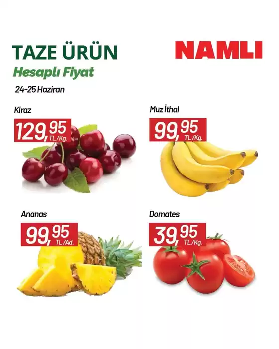 Namlı Hipermarketleri kataloğu | Sizin için en iyi tekliflerimiz | 2026-06-24T00:00:00.000Z - 2026-06-25T00:00:00.000Z