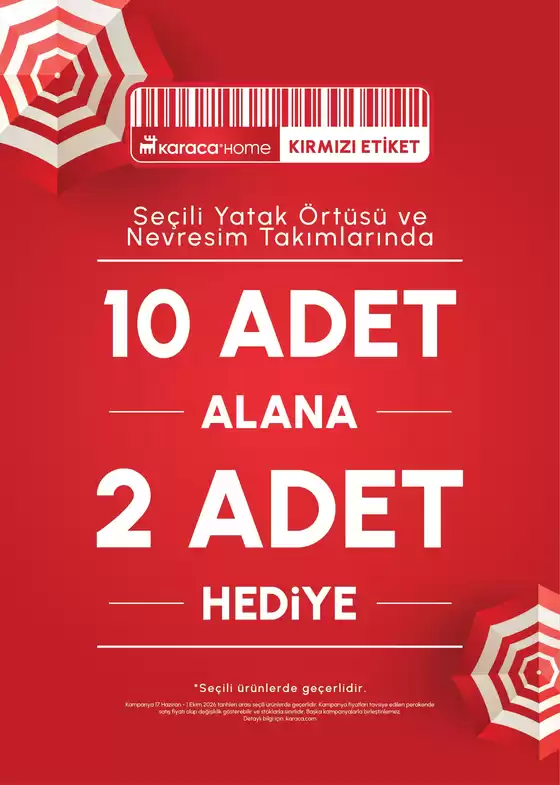 Karaca kataloğu, Hanak | 10 2pdf | 2026-06-17T00:00:00.000Z - 2026-10-01T00:00:00.000Z