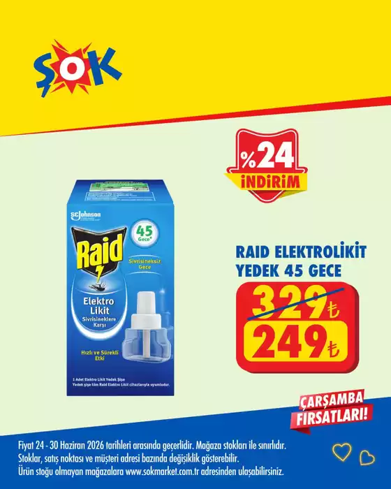 Şok Market kataloğu | Oferta | 2026-06-24T00:00:00.000Z - 2026-06-30T00:00:00.000Z
