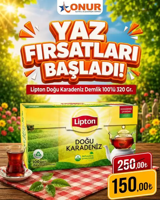 Onur Hipermarketleri kataloğu | Şimdi fırsatlarımızla tasarruf edin | 2026-06-25T00:00:00.000Z - 2026-07-09T00:00:00.000Z
