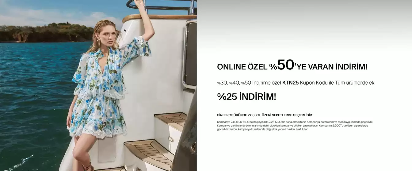 Koton kataloğu | Oferta | 2026-06-25T00:00:00.000Z - 2026-07-01T00:00:00.000Z
