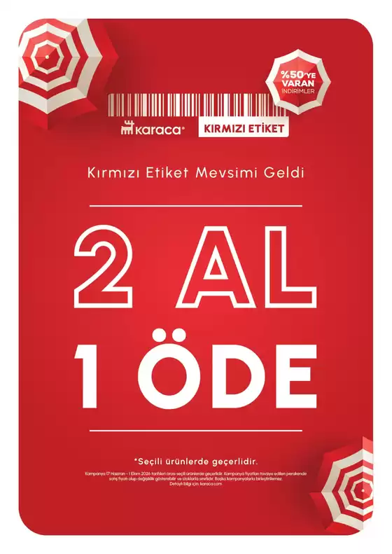 Karaca kataloğu | Ke 2al1 pdf | 2026-06-17T00:00:00.000Z - 2026-10-01T00:00:00.000Z