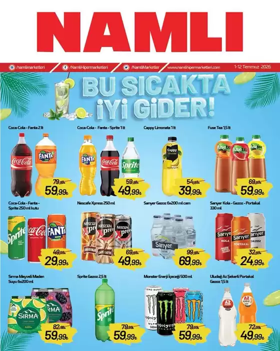 Namlı Hipermarketleri kataloğu | Özel fırsatlar | 2026-07-01T00:00:00.000Z - 2026-07-12T00:00:00.000Z