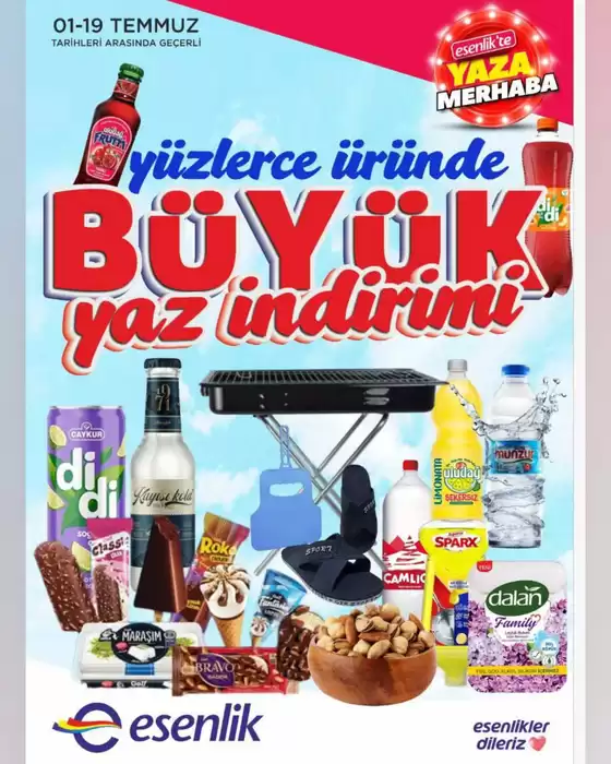 Esenlik kataloğu | Esenlik katalog | 2026-07-01T00:00:00.000Z - 2026-07-19T00:00:00.000Z