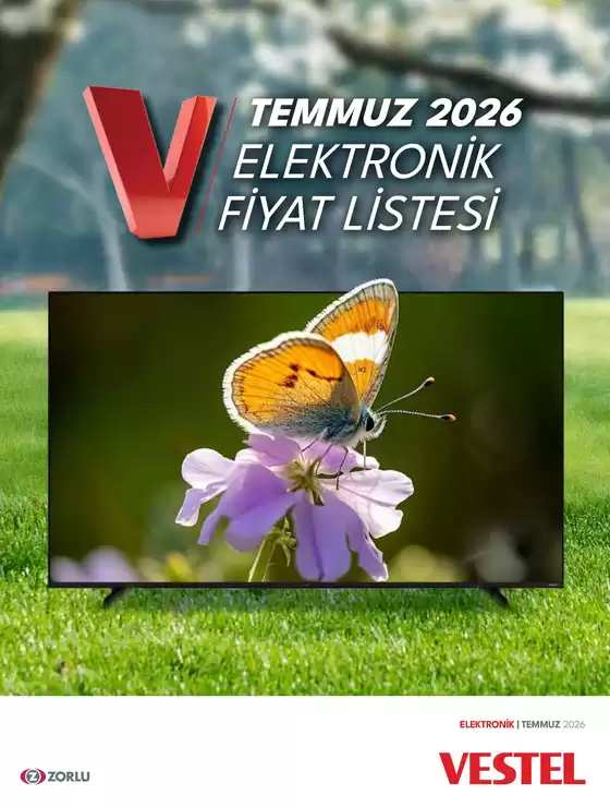 Vestel kataloğu | Tüketici Elektroniği | 2026-07-01T00:00:00.000Z - 2026-07-31T00:00:00.000Z