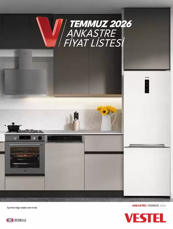 Vestel kataloğu | Ankastre Ürünler | 2026-07-01T00:00:00.000Z - 2026-07-31T00:00:00.000Z
