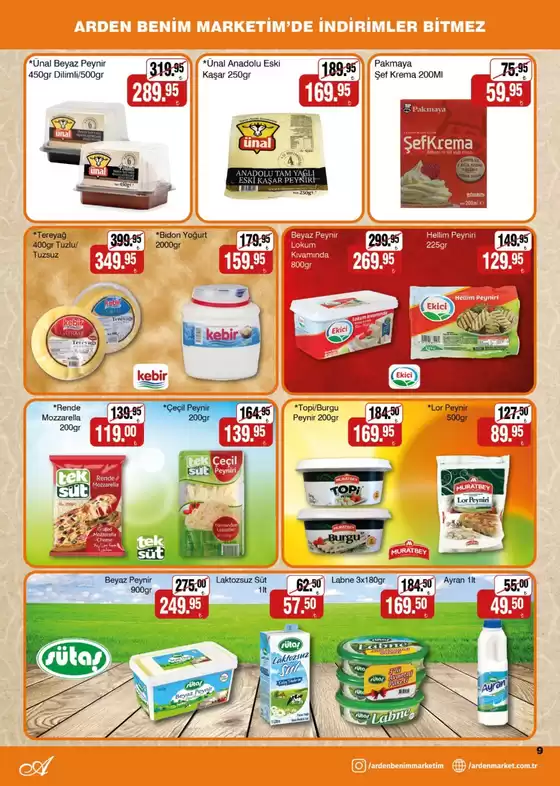 Arden Market kataloğu, Kelkit | Özel fırsatlar ve indirimler | 2026-07-05T00:00:00.000Z - 2026-07-19T00:00:00.000Z
