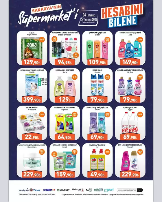 Essen AVM kataloğu, Tuşba | İndirimler ve kampanyalar | 2026-07-04T00:00:00.000Z - 2026-07-15T00:00:00.000Z