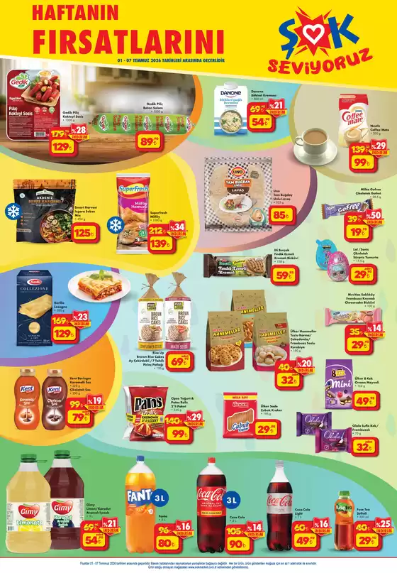 Şok Market kataloğu | Şokta Haftanin Firsatlari | 2026-07-01T00:00:00.000Z - 2026-07-07T00:00:00.000Z