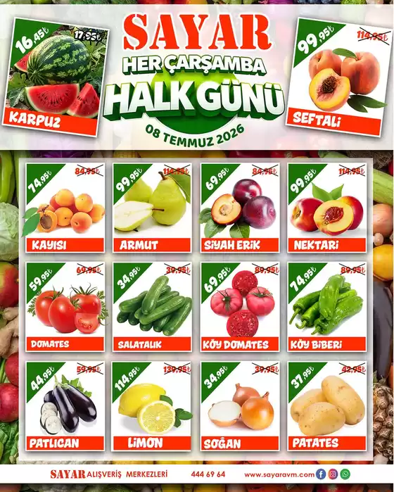 Sayar Avm kataloğu | Sayar Avm katalog | 2026-07-08T00:00:00.000Z - 2026-07-08T00:00:00.000Z